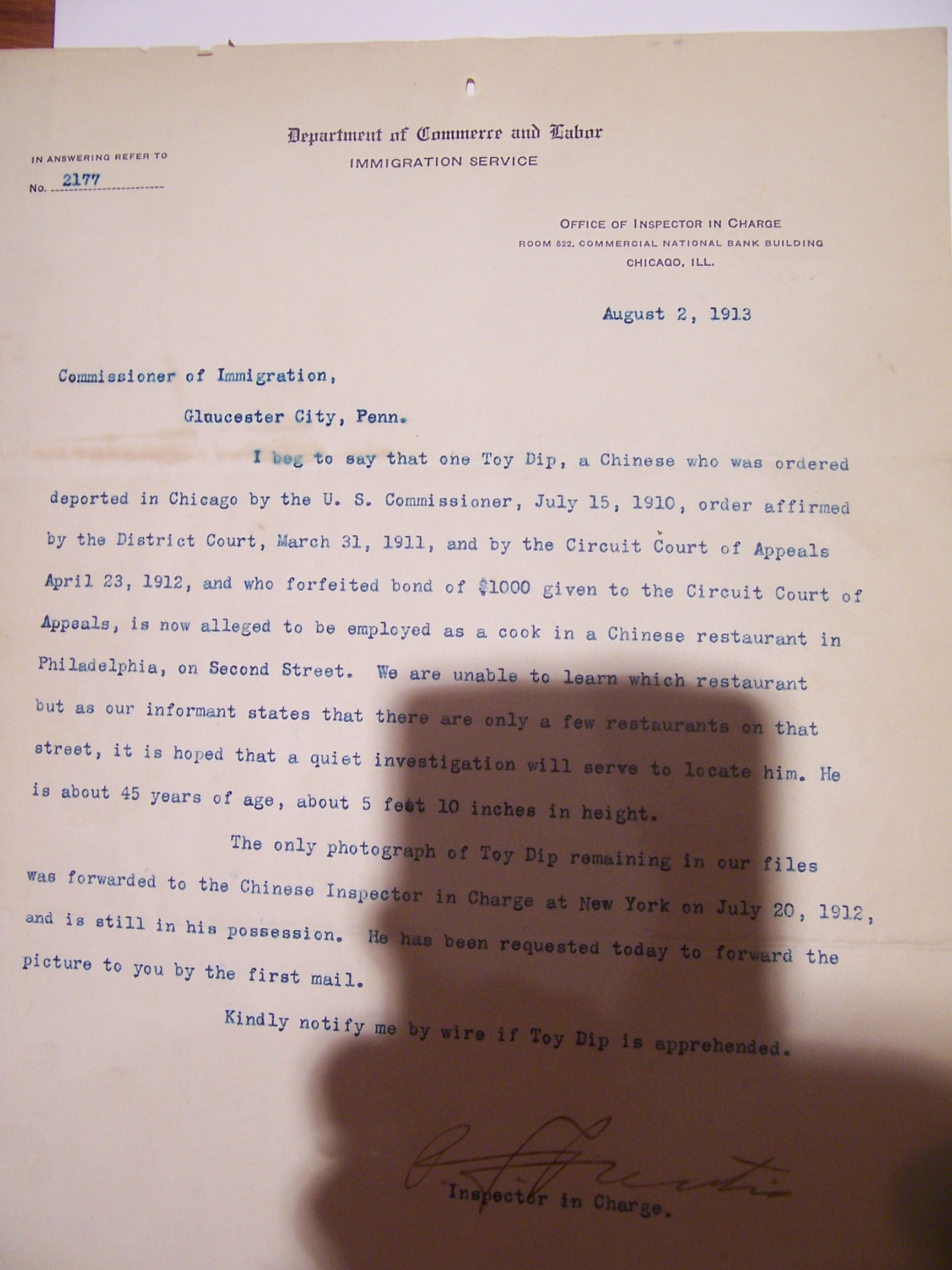 Letter 1